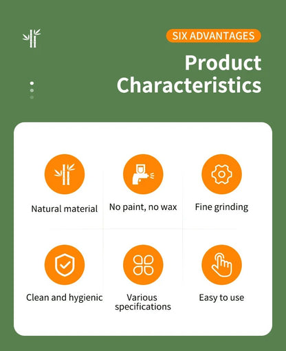 100 Varas de Bambu Descartáveis Espetos Naturais de Bambu para Churrasco Espetinhos para Churrasco, Frutas, Coquetel, Acampamento, Ferramentas de Churrasco em Festa