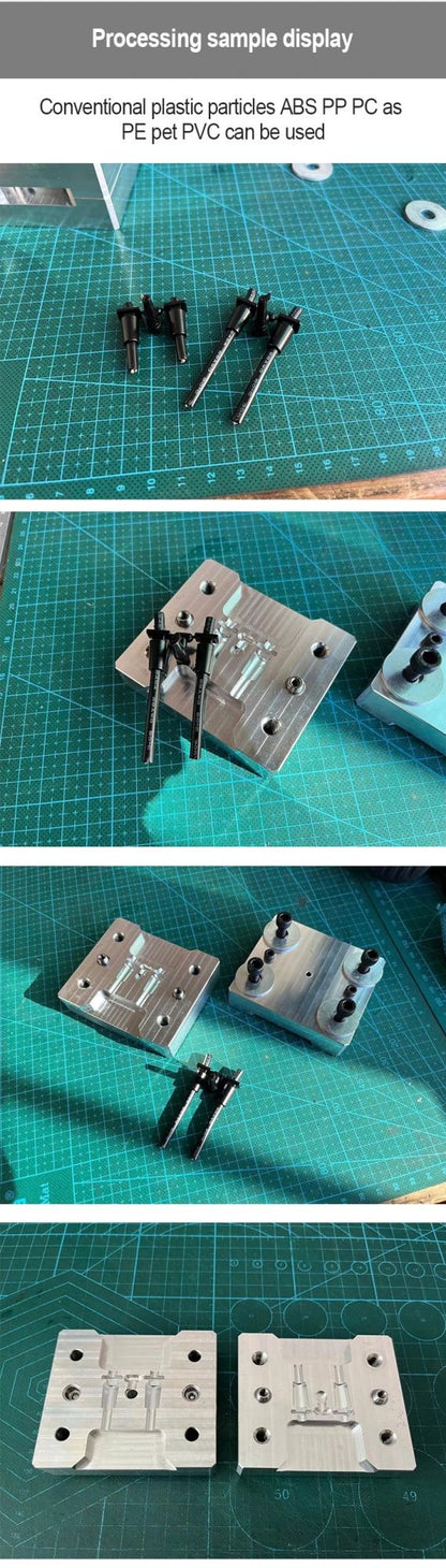 20g Vertical Injection Molding Machine Desktop Polymer Plastic Injection Molding Machine USB Power Switch Plug Molding Machine