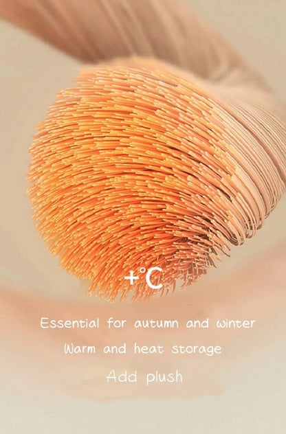 High quality plush thick men's sweater fashion brand letter embroidery winter warm round neck Korean casual knitted pullover