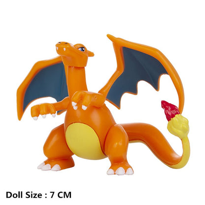 Pokémon 4-13cm Bonecos de Desenho Animado Filme Anime Pikachu Eevee Charmander Mewtwo Bonecos Colecionáveis Melhor Presente de Aniversário para Crianças