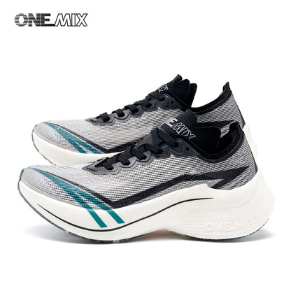 ONEMIX New Marathon Carbon Plate Running Racing Shoes Men Professional Stable Support Shock-relief Ultra-light Rebound Sneakers