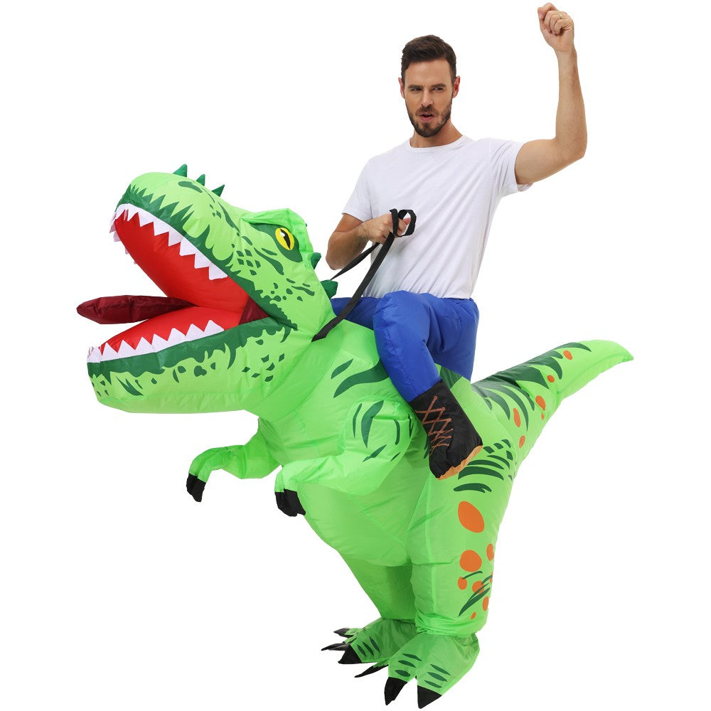 HOT Anime Dinosaur Inflatable Costume Party Mascot Costumes Suit Disfraz Cosplay Halloween Costumes For Adult Kids Dress