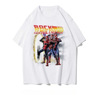Marvel Teaches The Real Spider-Man To Travel Through The Universe New Marvel Print Summer T-shirts for Men and Women T-shirts