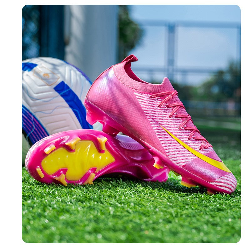 New Men Soccer Shoes TF/FG Society Match Cleats Football Field Boots Indoor Professional Training Original Women Football Shoes