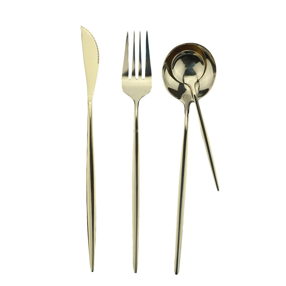 8 colheres de mesa de jantar, talheres de aço inoxidável, prateado, talheres dourados, utensílios de cozinha, talheres pretos.