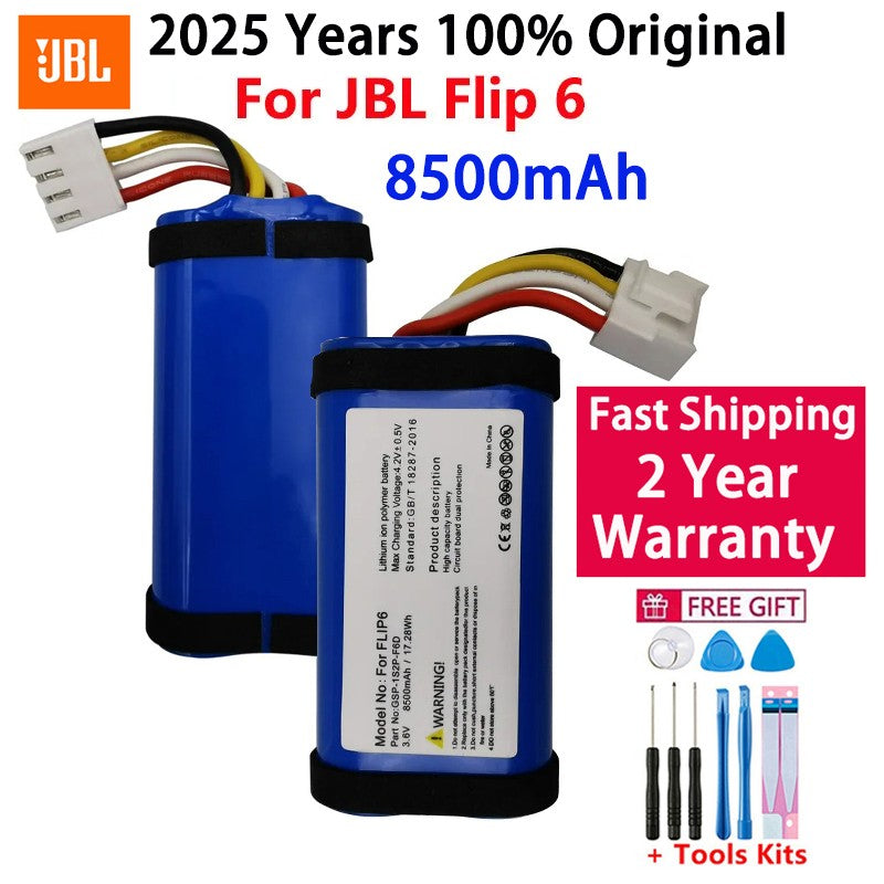 Original Speaker Rechargeable For JBL Clip Boombox Pulse Xtreme Flip Charge 1 2 2+ 3 4 5 6 Link 10 20 Plus Battery Bateria