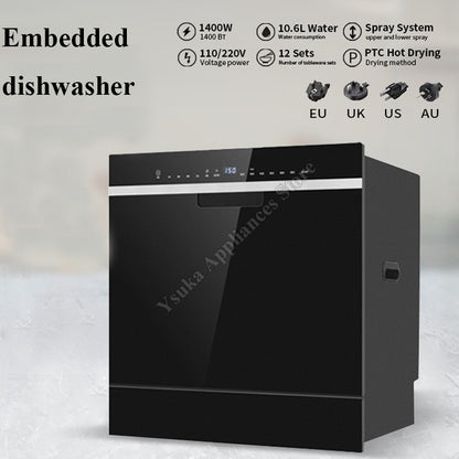 Dishwasher Embedded Large-capacity Intelligent Energy-saving Household Multifunctional Cleaning And Drying Integrated Machine