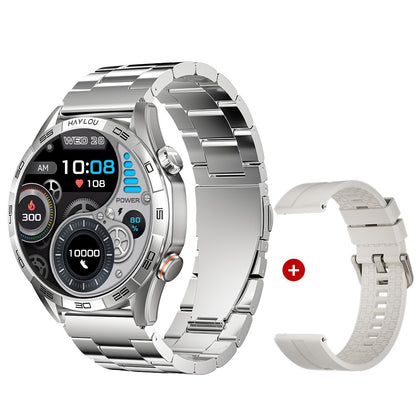 Smartwatch HAYLOU Solar 5 com Chamada de Voz, Tela AMOLED de 1,58'', 60Hz, Monitoramento de Saúde 24 Horas, Smartwatch Esportivo para Homens