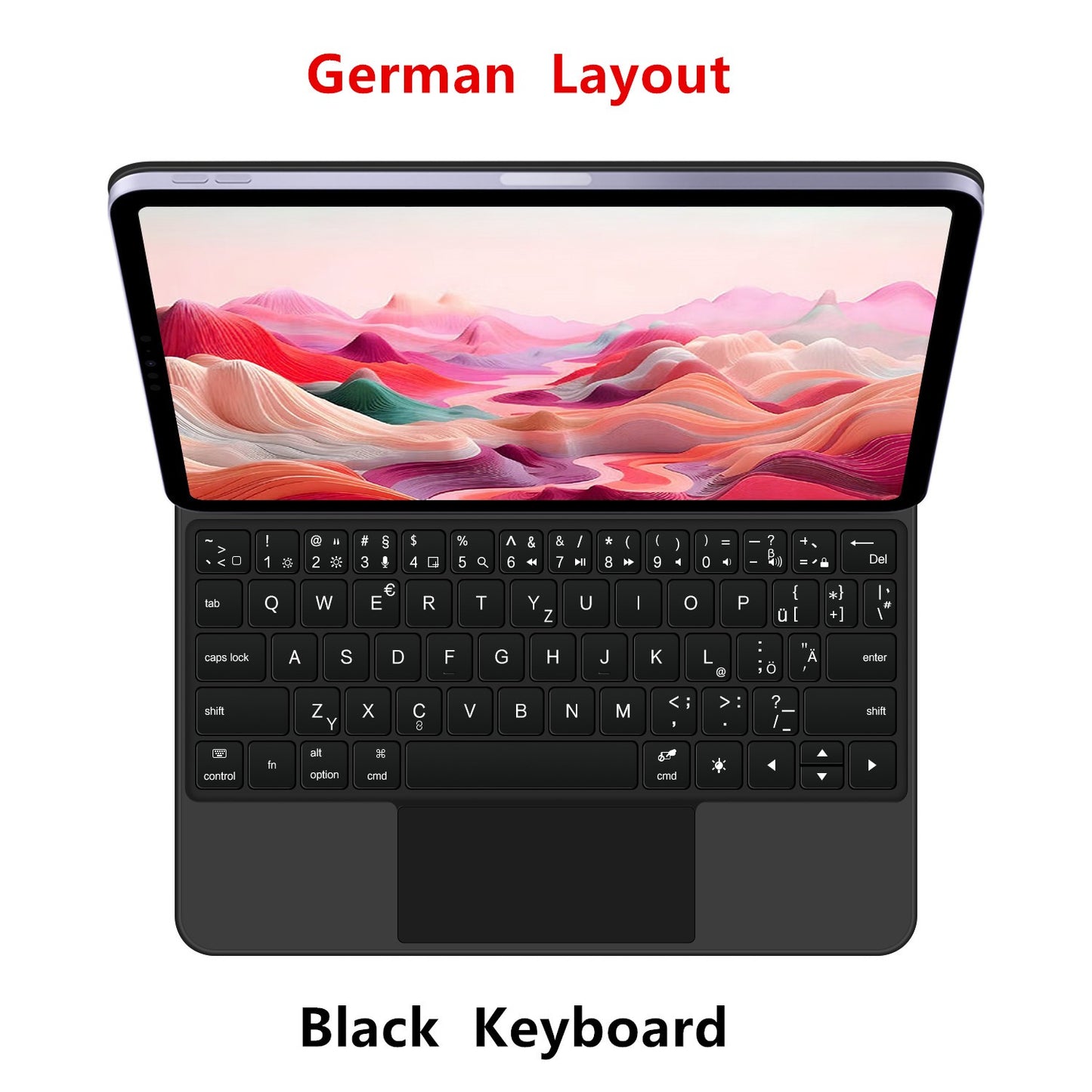 Capa Smart Magnetic Book Folio Magic Keyboard para iPad 11ª 10ª Geração 2025 iPad A16 11ª 11" A3354 A3355 A3356 A2696