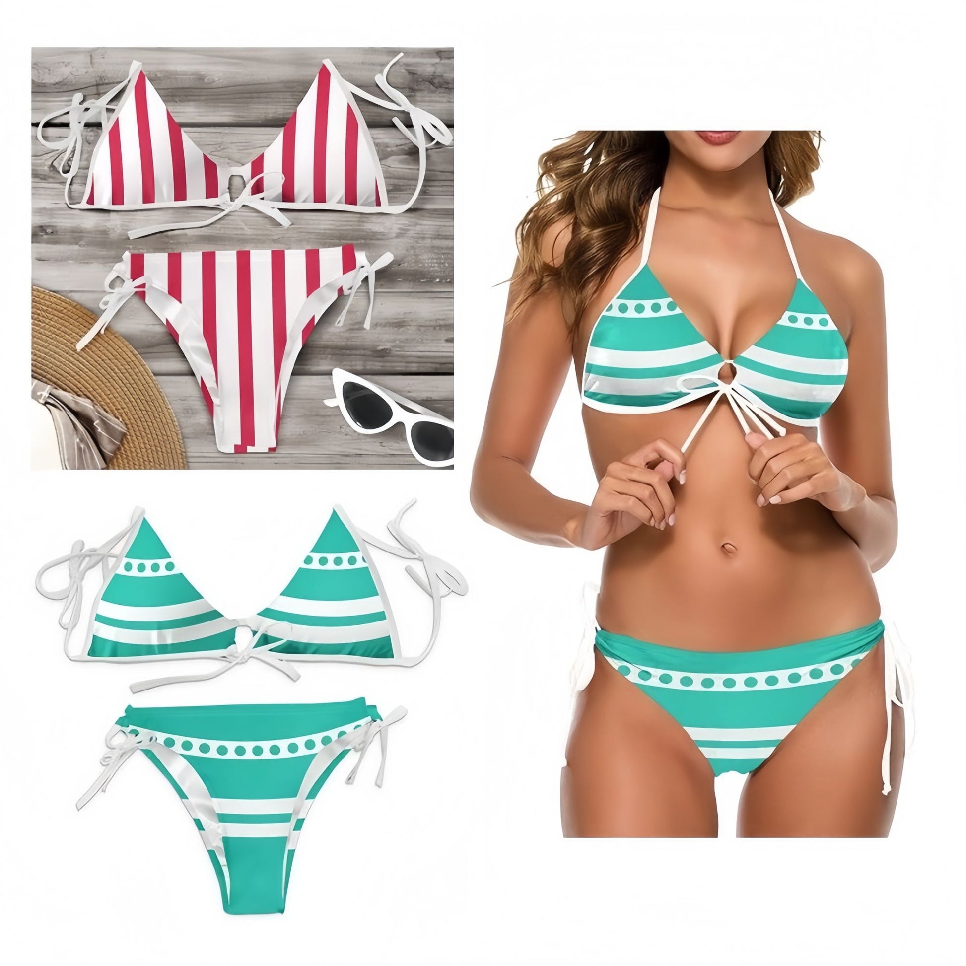 Anime Cartoon Printing Swimsuit Nami Bikini Nami Cosplay Costume Women Sexy Summer Swimwear Outfits Halloween Party Suit