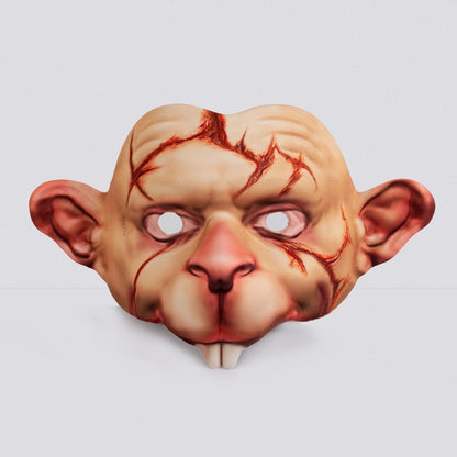 New Creative Halloween Animal Mask Horror Mouse Mask Cosplay Costume Props Holiday Cosplay Party Dance Accessories