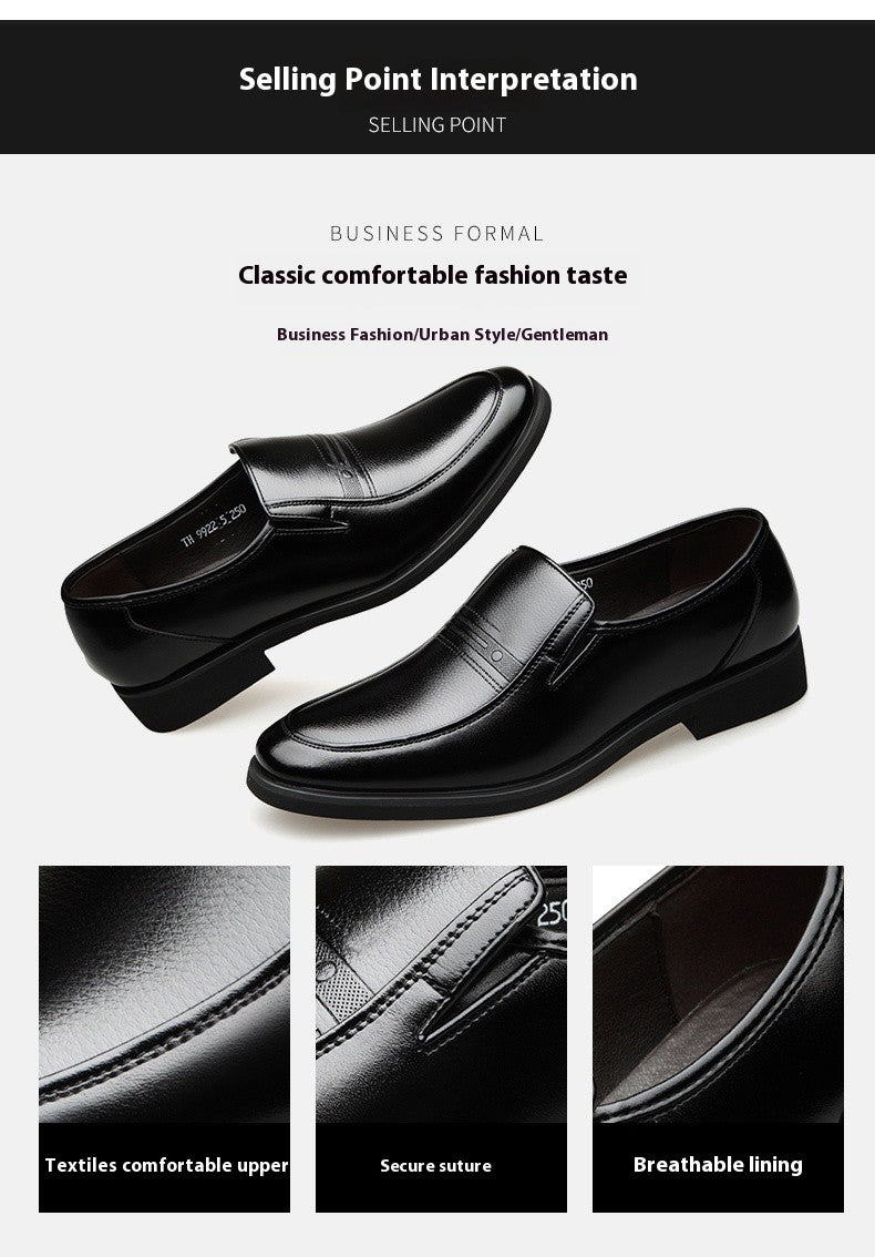 Mens 6CM Height Increase Dress Shoes Fashion Pointed Toe Business Casual Elevator Shoes Leather Oxfords Shoes Zapatos De Hombre