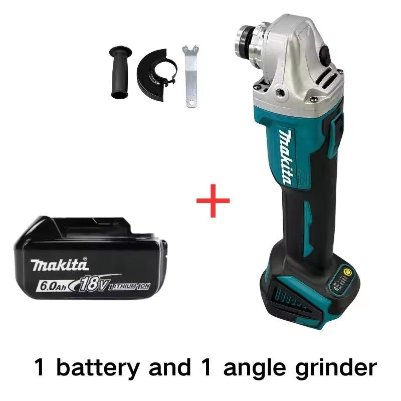 Esmerilhadeira Angular Sem Fio Makita DGA404 125mm com Motor Brushless, a Bateria de Íons de Lítio, para Cortar, Polir e Lixar, para Bateria Makita 18V