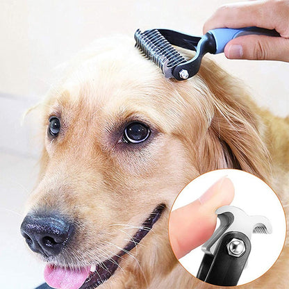 Escova para Cães Removedor de Pelos de Animais de Estimação Profissional Escova para Remover Pelos para Cães e Gatos Cortador de Nós de Pelos de Animais de Estimação Pente para Gatos Escovas Acessórios para Cães