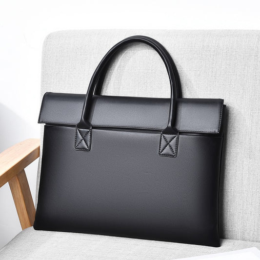 Large Capacity Laptop Bag - Stylish and durable briefcase with multiple compartments for daily essentials and laptop accessories