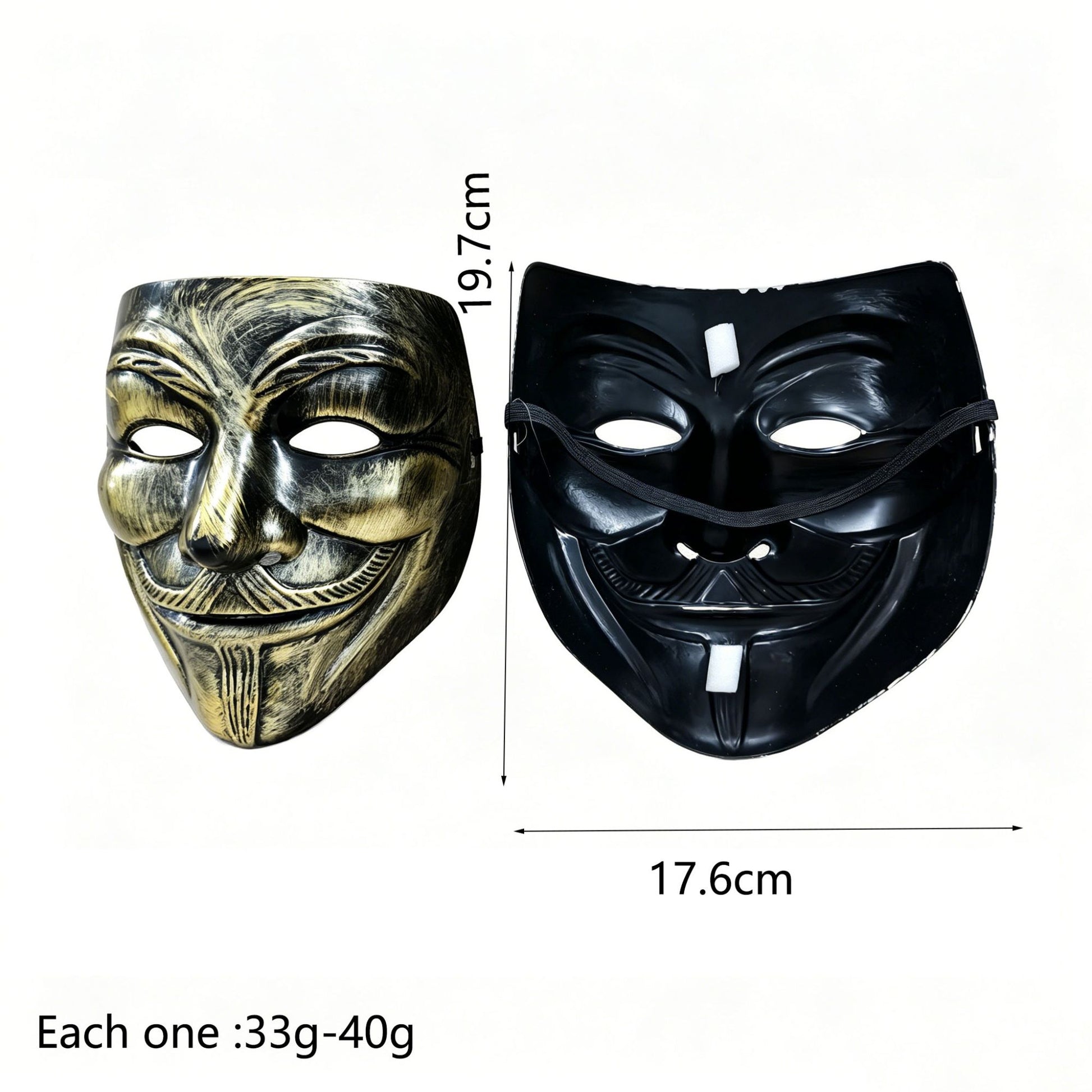2Pcs Venetian Mask For Man Women Dual?Color for Masquerade Halloween Wedding Couple Carnival Party Cosplay