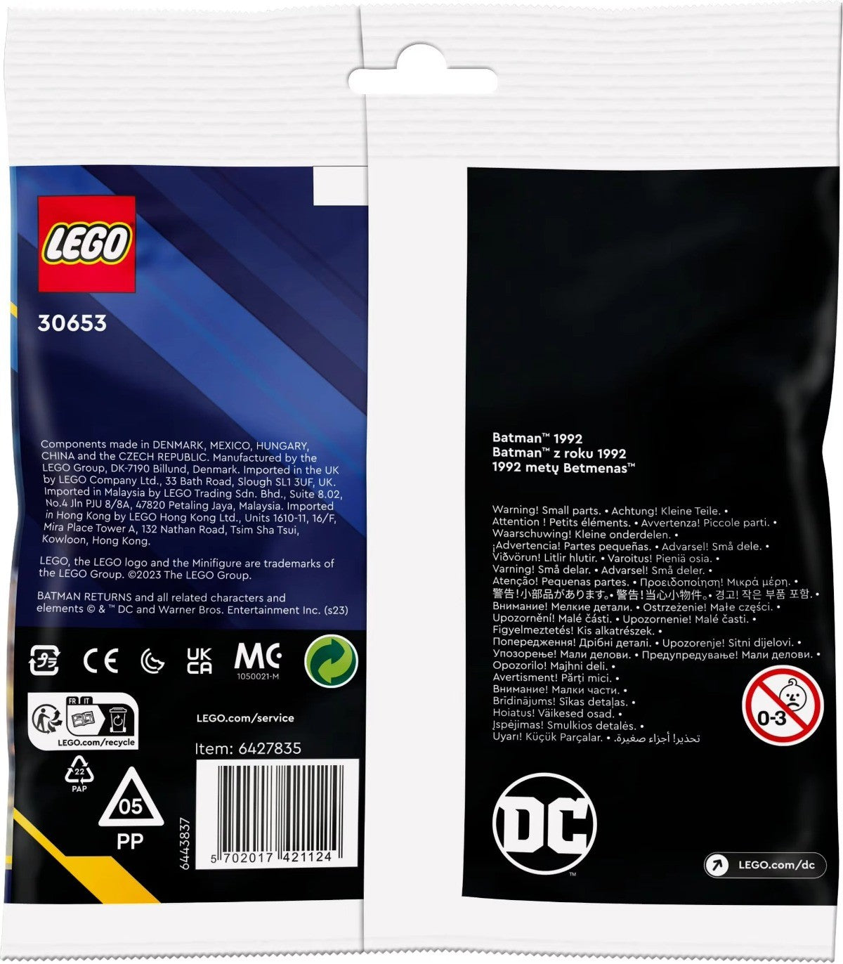 LEGO® Marvel Super Heroes Batman 1992 30653 Piquenique no Parque Mercador Avatar Jay Brinquedo de Montar para Crianças Maiores de 6 Anos Presente de Aniversário