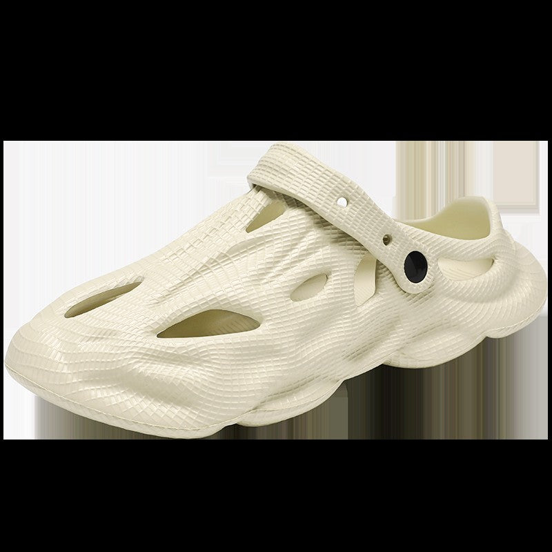 New Men's Summer Leisure Fashion Jelly Shoes EVA Soles Comfortable Platform Slippers Outdoor Beach Sandals Garden Shoes