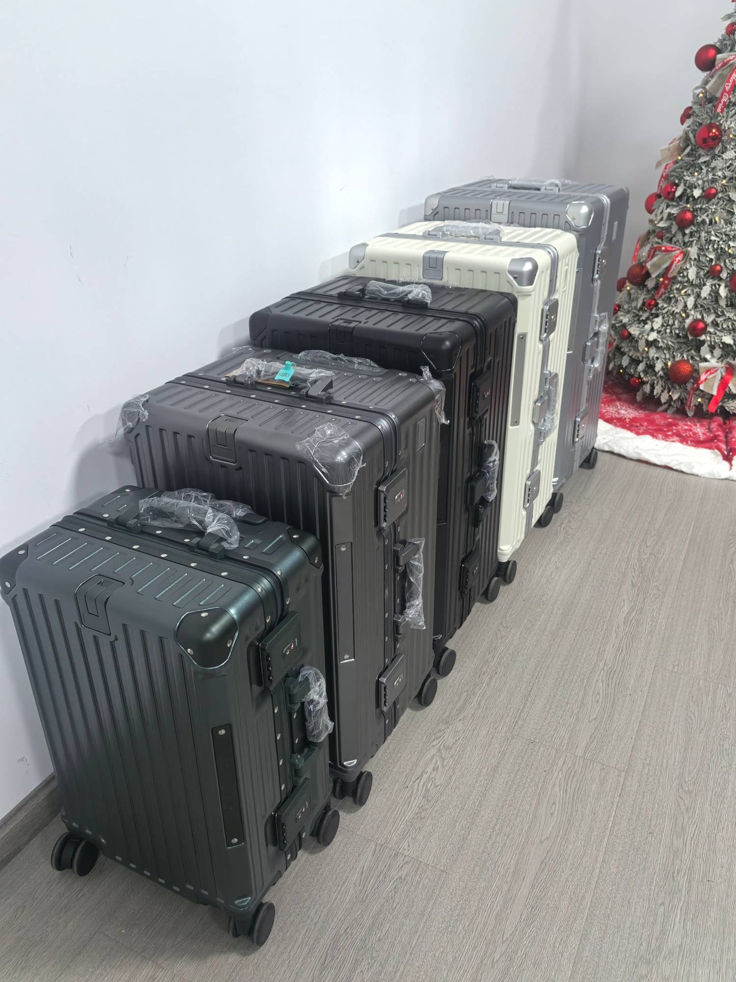 Luxury Suitcase High Quality Upgrade Thicken PC Material Rolling Luggage Aluminum Frame 20/24/26/28/30inch Travel Trolley Bags