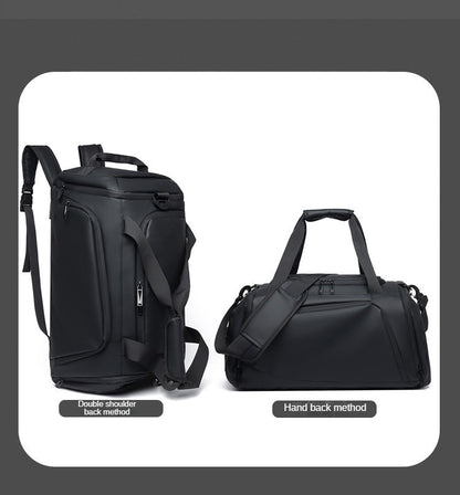 Customized Travel Bag Logo Large Capacity Storage Bag Men's Handheld Shoulder Bag Sports Gym Bag DIY