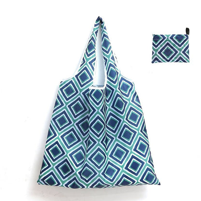 Reusable Shopping Large Bag Foldable Eco Tote With Pouch For Grocery Gym Office Supplies Beach Gear School Toys Storage Bags