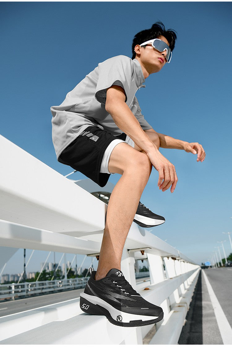 5.0 MIX Carbon Plate Running Shoes for Men and Women Racing Marathon Stable Rebound Shock-absorbing Training Sneakers