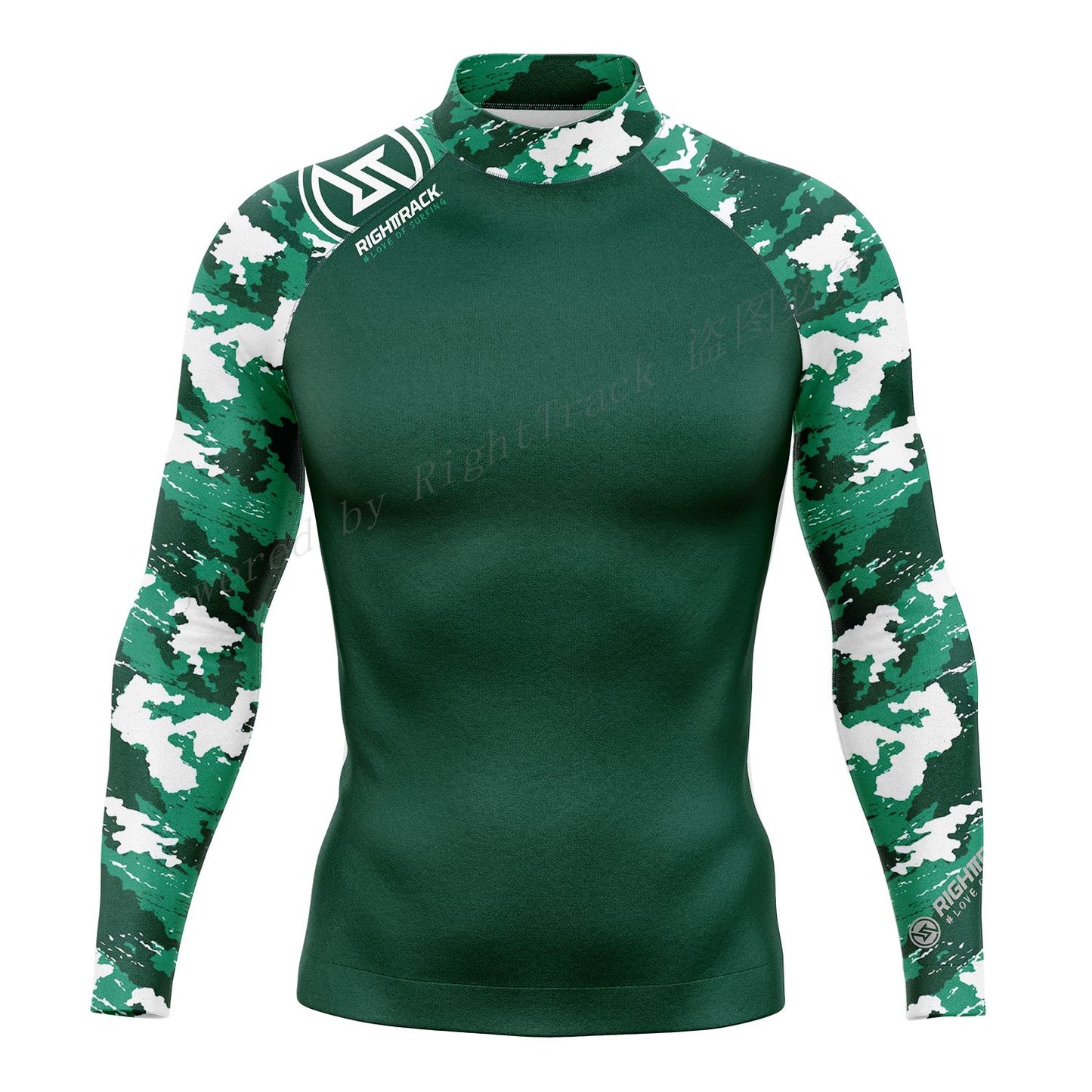 RT Rashguard Camouflage Long Sleeve Surfing Shirt UV Protection Swimwear UPF Summer Lycra Sunscreen Beachwear