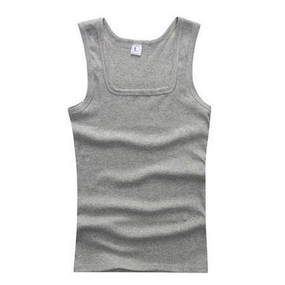 Summer Plus Size Men Women Clothing Black White Gray Tank Tops Singlets 100% Cotton Fitness Men Muscle Vests T Shirt For Women