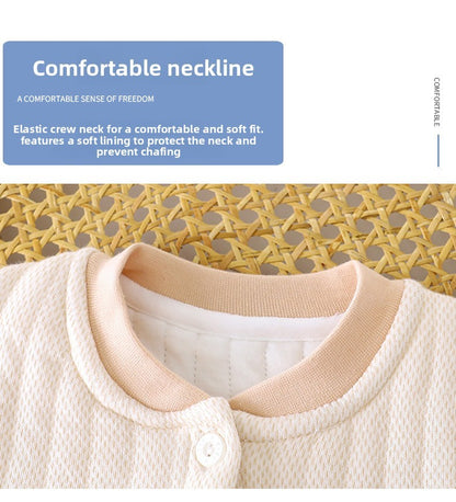 Baby Thermal Pajama Set 3-Layer Cotton Warm Winter Sleepwear Thickened Comfortable Unisex Kids Underwear Boys Girls