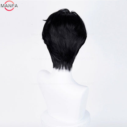 Current fashion trend music singer team role-playing wig Heat Resistant Synthetic Hair Anime Wigs +Wig Cap