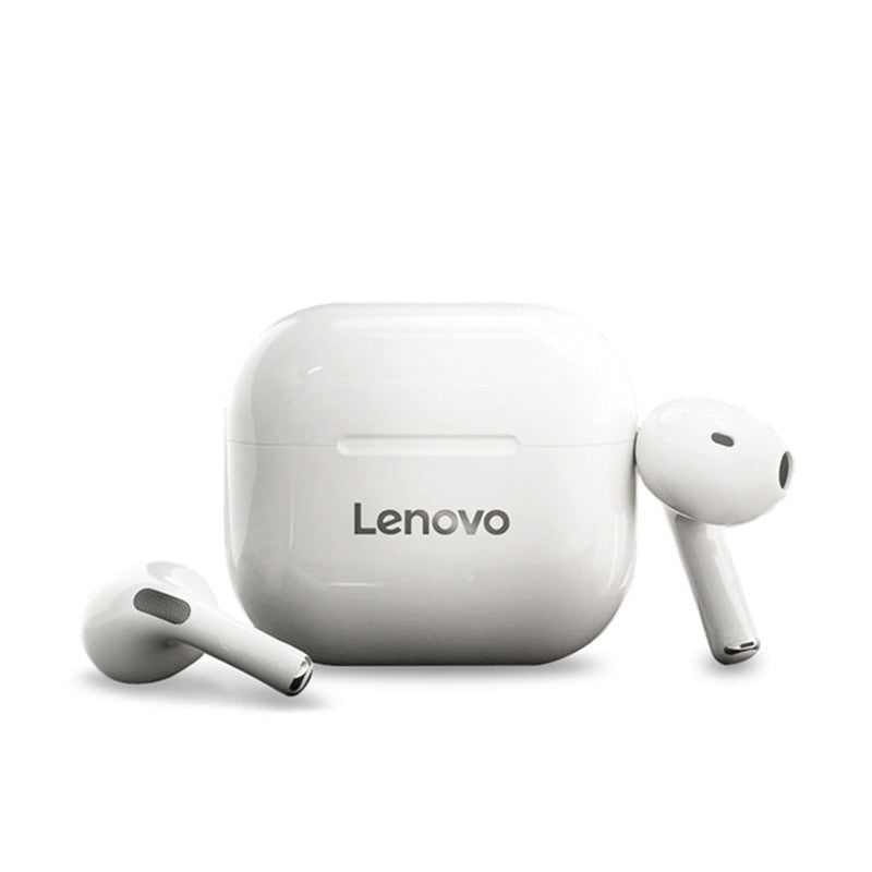 Lenovo LP40PRO/LP40 5 peças Fone de Ouvido Sem Fio Bluetooth 5.0 Estéreo Duplo Redução de Ruído Graves Controle de Toque Longa Espera 230mA