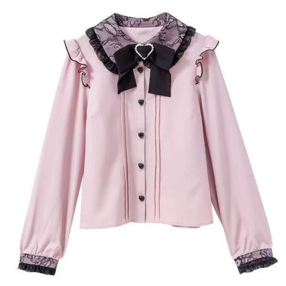 Japanese Gothic Lolita Ribbon Short Suspender plaid Skirt Girls Sweet Cute Lace A-Line Mini Skirts summer2025 black solid kawaii