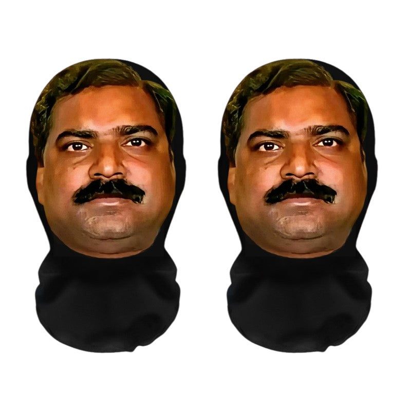 1-2Pcs 3D Party Realistic Mask Headgear, Indian-style Abstract and Funny Cosplay Mask, Essential Equipment for Party