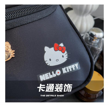 Hello Kittys Cosmetic Bag Cute Cosmetic Bag Girl Portable Large Capacity Travel Wash Up Skin Care Products Storage Bag