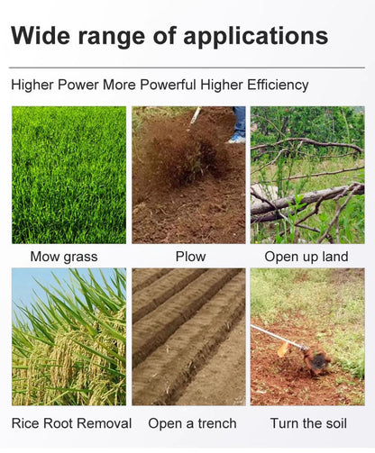 High Power Loose Wheel Multifunctional Lawn Mower Accessory Weed Removal Special Grass Trimmer Blades Wheel for Gardening Farmin