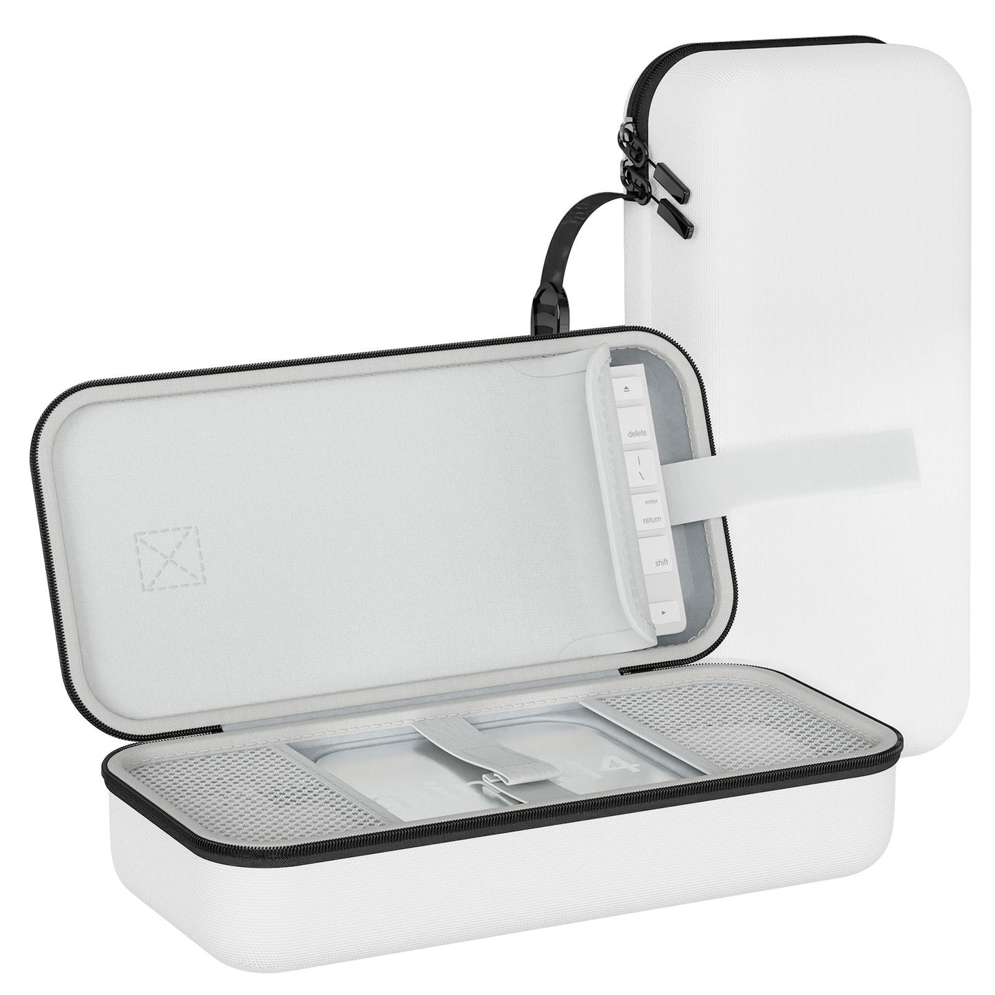 Carrying Case for Apple Mac Mini M4/M4 Pro Computer Host Storage Portable Bag Keyboard Organizer Accessories Protective Hard Cas