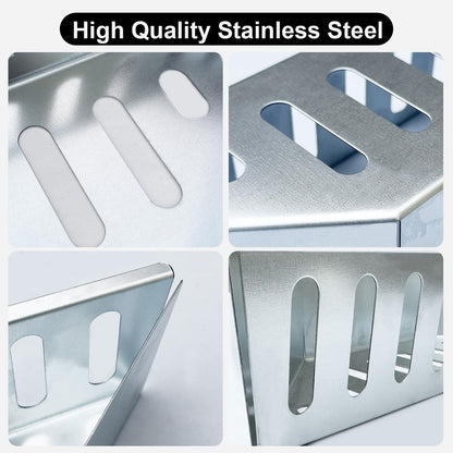 2PCS Charcoal Basket BBQ Charcoal Grill Basket Holders Grilling Accessories Replacement for Grill Accessories