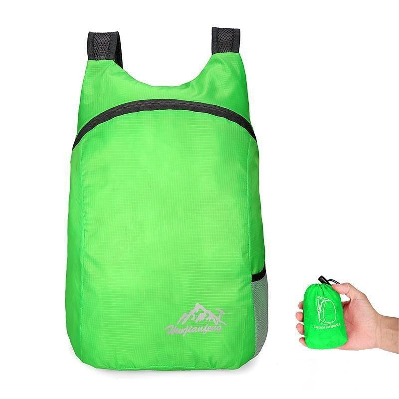 Bolsa esportiva leve para exterior mochila impermeável resistente ao desgaste mochila de viagem mochila dobrável pequena mochila de armazenamento