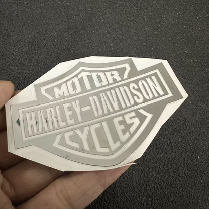 Adesivo de Metal para Capacete de Moto com Logo Retrô de Crânio, Decalque de Decoração para Harley Davidson Electra Glide 1250S PA1250 Acessório