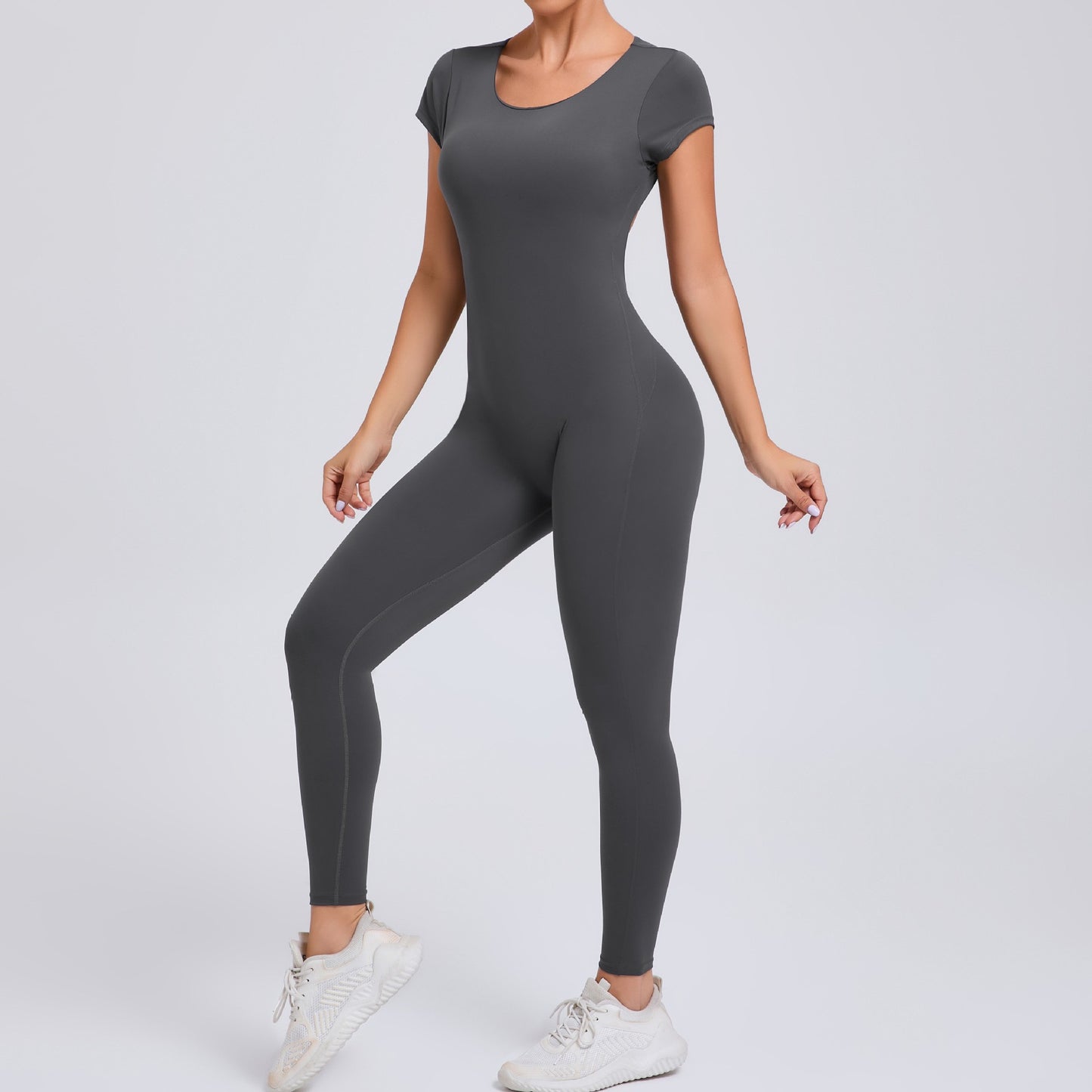 Yoga Set Sexy Backless One-piece Suit Female Rompers Quick Dry Yoga Clothing Workout Bodysuits Flared Sports Jumpsuit Women