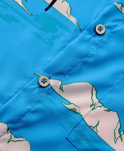 KYKU Hawaiian Mens Shirts Casual: Beach Vacation Tropical Mens Button Down Short Sleeve Shirt with Pocket