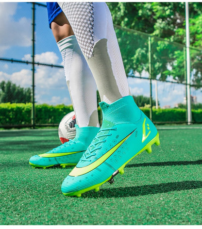 TF/FG Soccer Sneakers Youth Professional Training Football Boots Men Outdoor Lawn Non-Slip Soccer Shoes Hot Sale Soccer Cleats