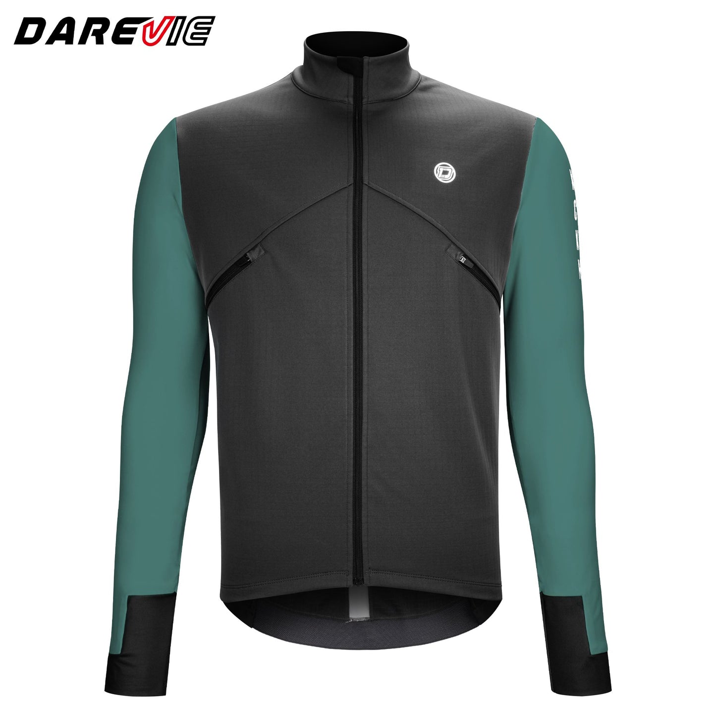 DAREVIE Cycling Men's Jacket WindProof Fleece Pro Cycling Jackets Longsleeve Warm Soft Brushed Pro Breathable Bicycle Clothing