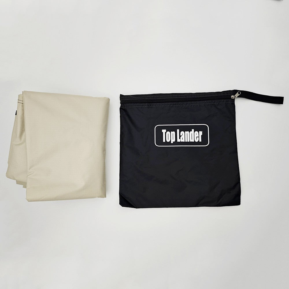 Manta Ray Car Side Awning Black Coating Tarp with Suction Cup Anchor Outdoor Camping Tourist SUV Tent Shade Waterproof Anti UV