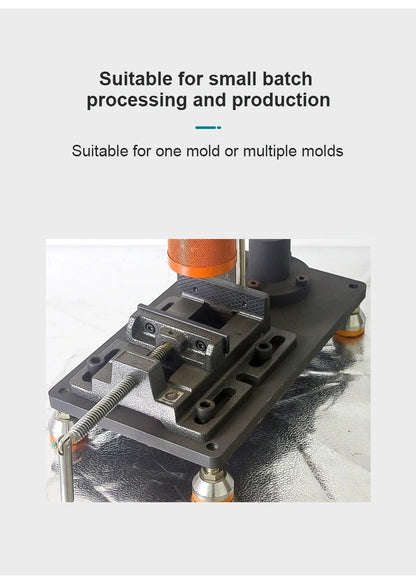 220V Small Table Type Pneumatic Injection Molding Machine 100g Vertical Desktop Polymer ABS PP PC as PE PET PVC Plastic Mold