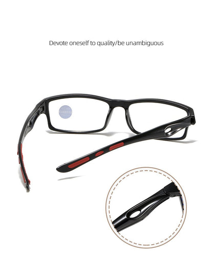 Fashion Reading Glasses Man Sport Non-Slip Anti Blue Light Women Style High Definition Computer Eyeglass+1.0+2.0+3.0+4.0
