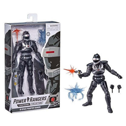 Power Rangers Lightning Collection Ranger Zeo Amarelo, Ranger Fantasma do Espaço, Ranger Rosa Dino Charge, Ranger Verde - Bonecos de Ação
