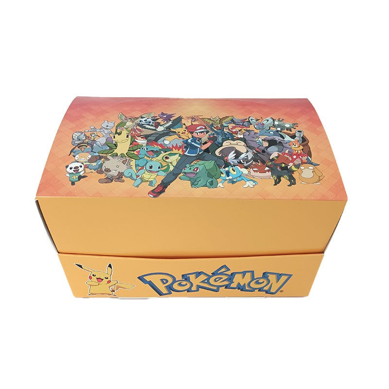 Anime Pokémon Figuras Caixa Surpresa Pikachu com Cartão Brinquedo Natal Halloween Bonecos de PVC Pingente para Presentes Infantis