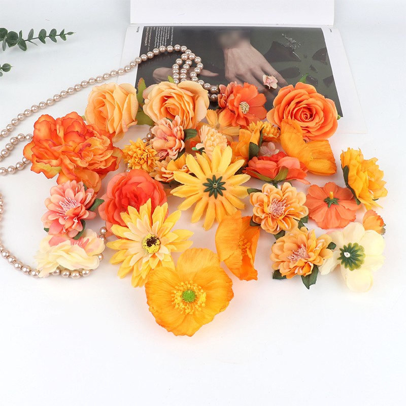 20Pcs Artificial Floating flower Curtain Wedding Couple Photo  Decorations DIY Floral Design Craft Supplies Home Party Decor