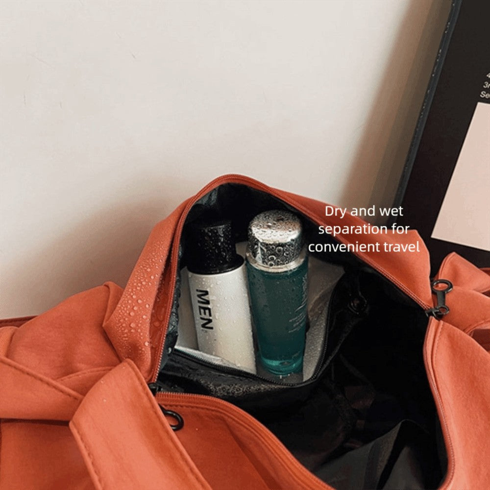 Portable Multifunction Travel Tote Bag High Capacity With Shoes Pocket Sports Gym Bag Luggage Shoulder Bag Fitness Yoga Daypack